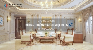 [Cập Nhật] Bảng Báo Giá Thi Công Phào Chỉ Nhựa PU, PS tân cổ điển